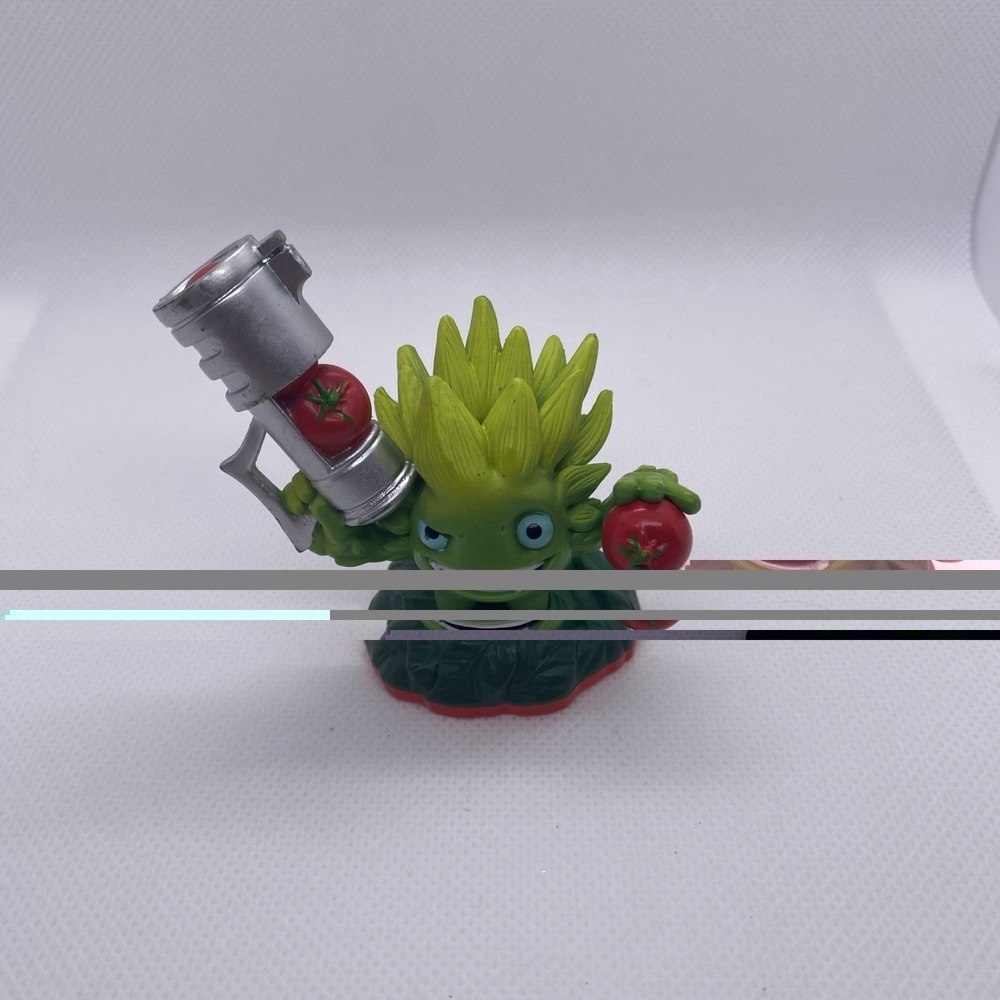 Food Fight Skylanders Trap Team Activision Green Tomato Gun Guy Figure